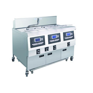 OFG-323L LCD Panel Gas Three Tanks Open Fryer (Three Tanks Six Baskets)