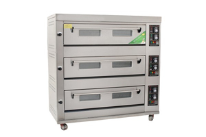 Economic Type 3 Decks 9 Trays Gas Deck Oven
