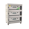 Economic Type 3 Decks 6 Trays Gas Deck Oven