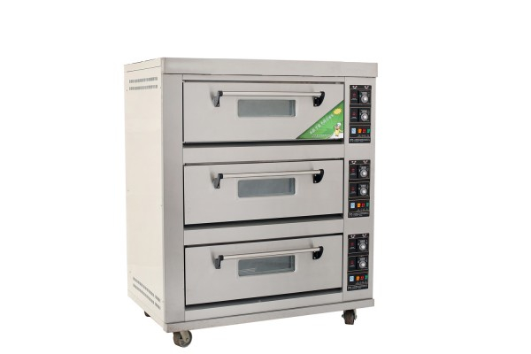 Economic Type 3 Decks 6 Trays Electric Deck Oven