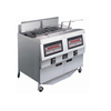 OFG-322 Comptuer Panel Gas Double Tanks Open Fryer (Two Tanks Four Baskets)