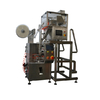 Automatic pyramid triangle ultrasonic non woven filter teabag filling sealing packing machine