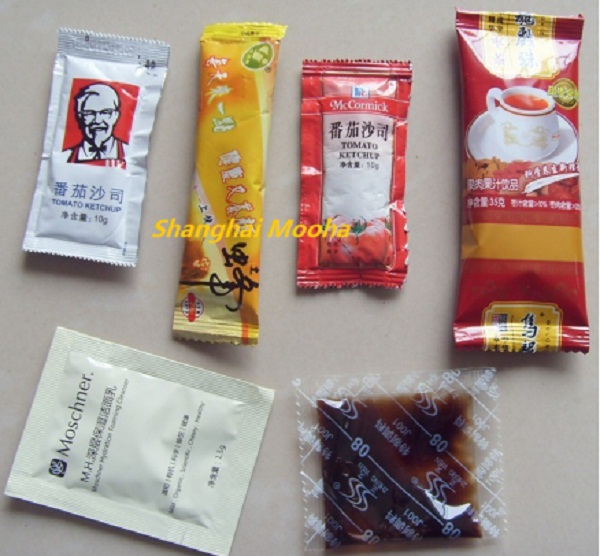 Automatic liquid ketchup jam sauce honey gel oil sanitizer disinfectant shampoo bag stick sachet packaging machine
