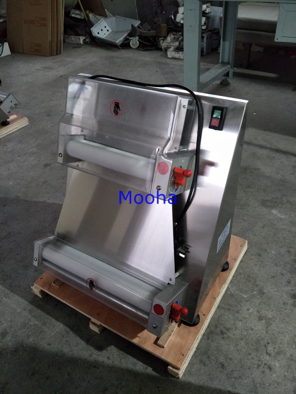 Automatic Maximum 40cm Pizza Dough Rolling Machine Counter Top Automatic Pita Dough Roller Sheeter