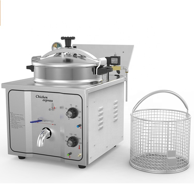 MDXZ-16 Electric Table Top Chicken Express Pressure Fryer Small Counter Top Fried Chicken Machine 